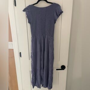 Elegant Purple Women's Dress
